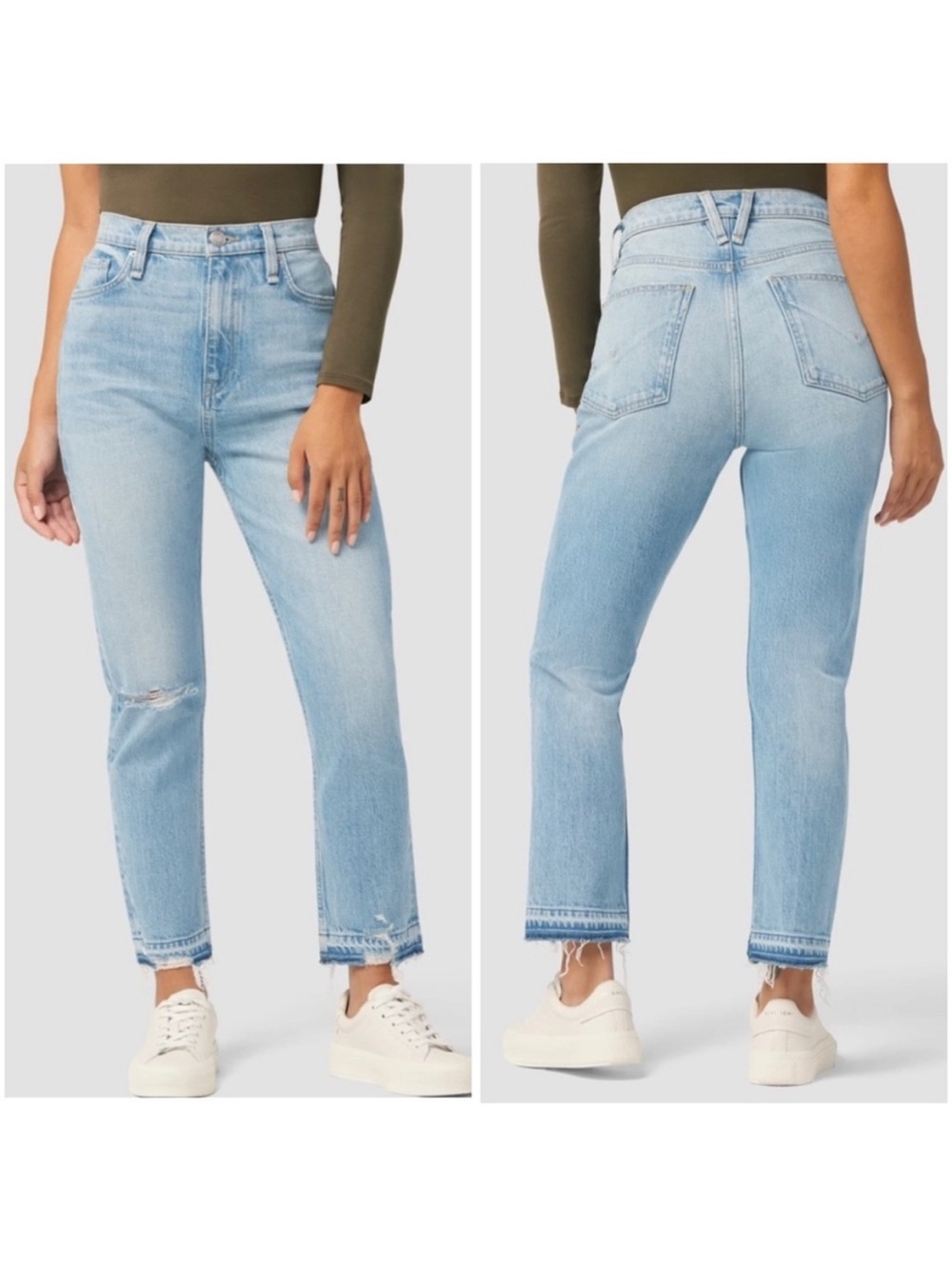 Hudson Harlow Ultra High Rise Cigarette Petite Jeans Size 23